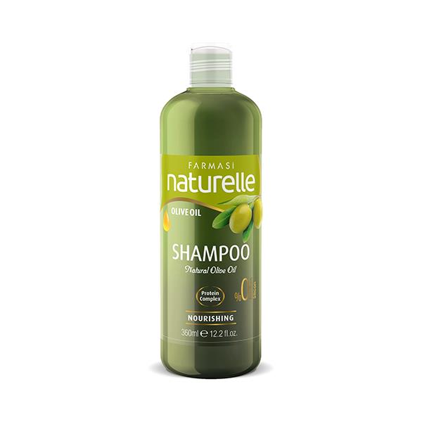 Naturelle Sampon pentru Par cu Ulei de Masline 360ml  Farmasi Beauty   