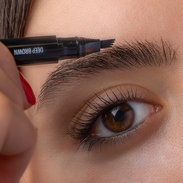 Creion Sprancene Micropigmentare  Farmasi Beauty Microfilling Brow Pen- Deep Brown.  