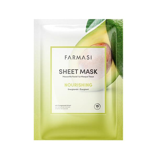 Sheet Mask cu Avocado  Farmasi Beauty   