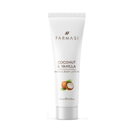 Lotiune de Maini si Corp cu Cocos si Vanilie 100ml  Farmasi Beauty   