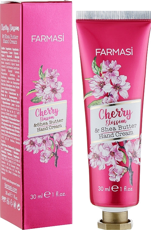 Crema de Maini Flori de Cires si Unt de Shea 30ml  Farmasi Beauty   