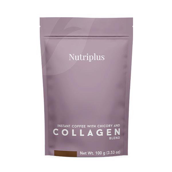 Nutriplus Cafea Instant cu Mix de Cicoare și Colagen 100g  Farmasi Beauty   